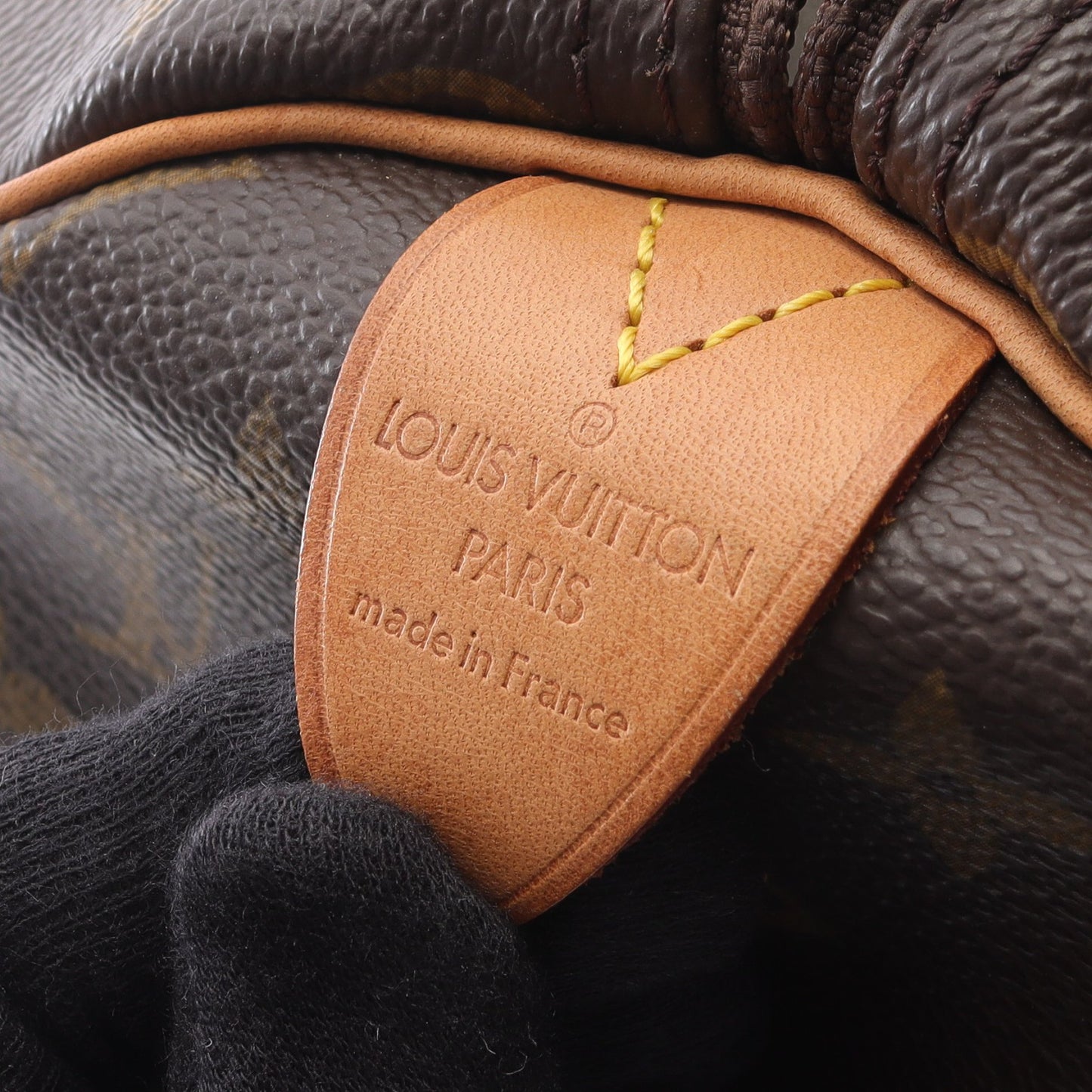 キーポル45 モノグラム ボストンバッグ PVC レザー ブラウン ルイヴィトン バッグ LOUIS VUITTON