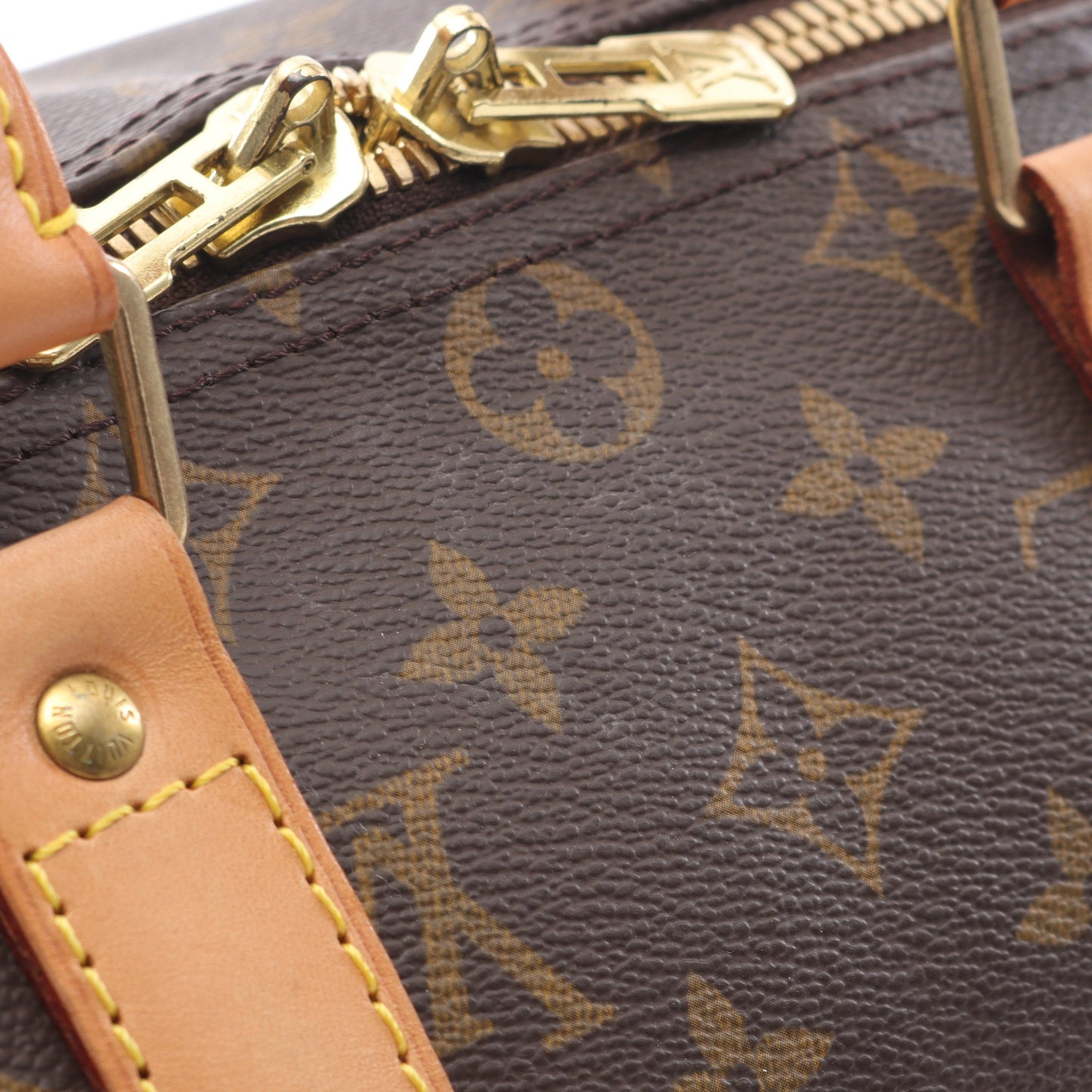 キーポル45 モノグラム ボストンバッグ PVC レザー ブラウン ルイヴィトン バッグ LOUIS VUITTON