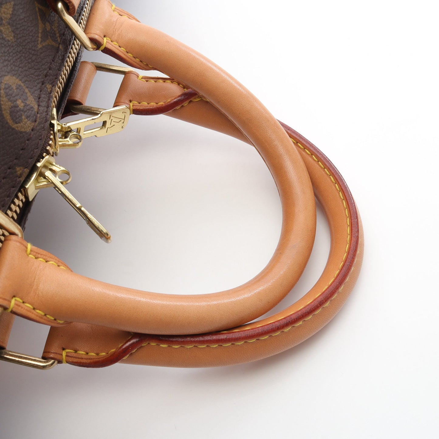キーポル45 モノグラム ボストンバッグ PVC レザー ブラウン ルイヴィトン バッグ LOUIS VUITTON
