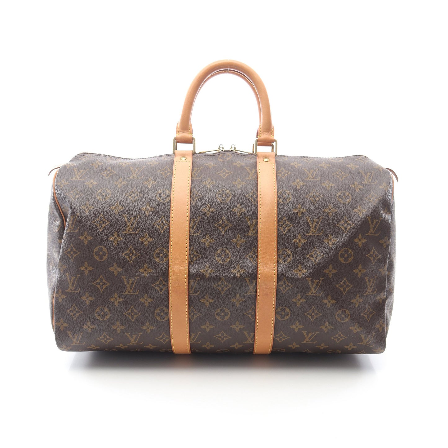 キーポル45 モノグラム ボストンバッグ PVC レザー ブラウン ルイヴィトン バッグ LOUIS VUITTON