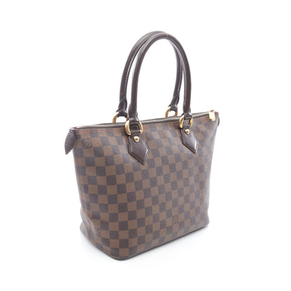 サレヤPM ダミエエベヌ ハンドバッグ トートバッグ PVC レザー ブラウン ルイヴィトン バッグ LOUIS VUITTON
