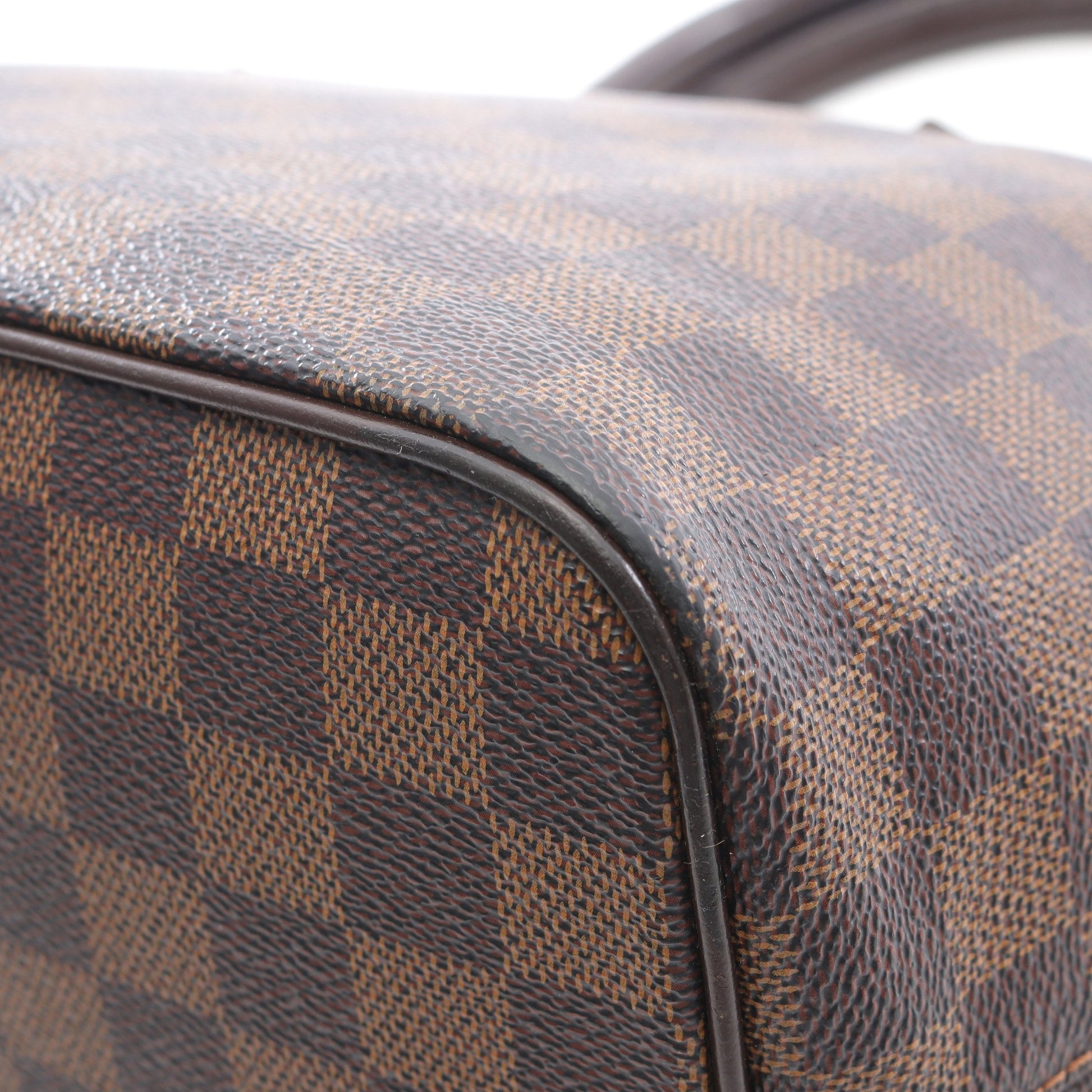 サレヤPM ダミエエベヌ ハンドバッグ トートバッグ PVC レザー ブラウン ルイヴィトン バッグ LOUIS VUITTON