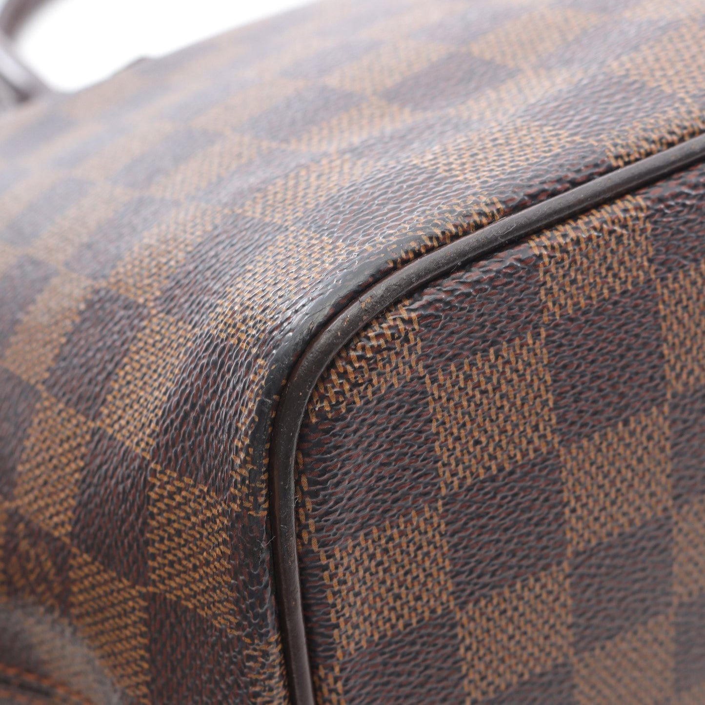 サレヤPM ダミエエベヌ ハンドバッグ トートバッグ PVC レザー ブラウン ルイヴィトン バッグ LOUIS VUITTON