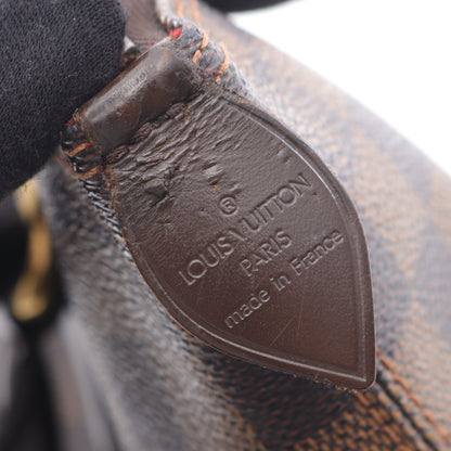 サレヤPM ダミエエベヌ ハンドバッグ トートバッグ PVC レザー ブラウン ルイヴィトン バッグ LOUIS VUITTON