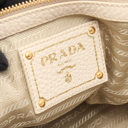 VIT.DAINO ハンドバッグ トートバッグ レザー アイボリー プラダ バッグ PRADA