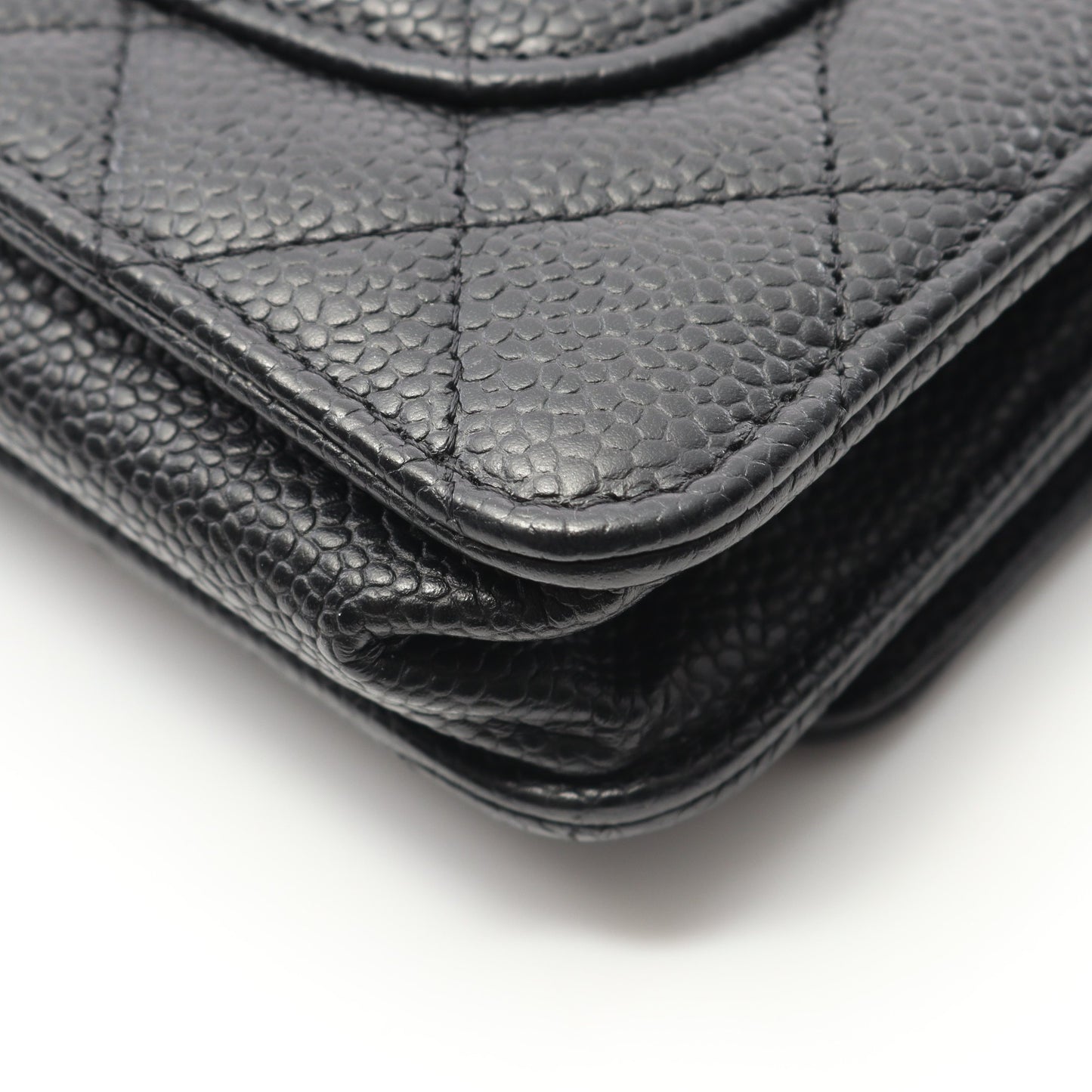 マトラッセ チェーンウォレット キャビアスキン ブラック ゴールド金具 シャネル バッグ CHANEL
