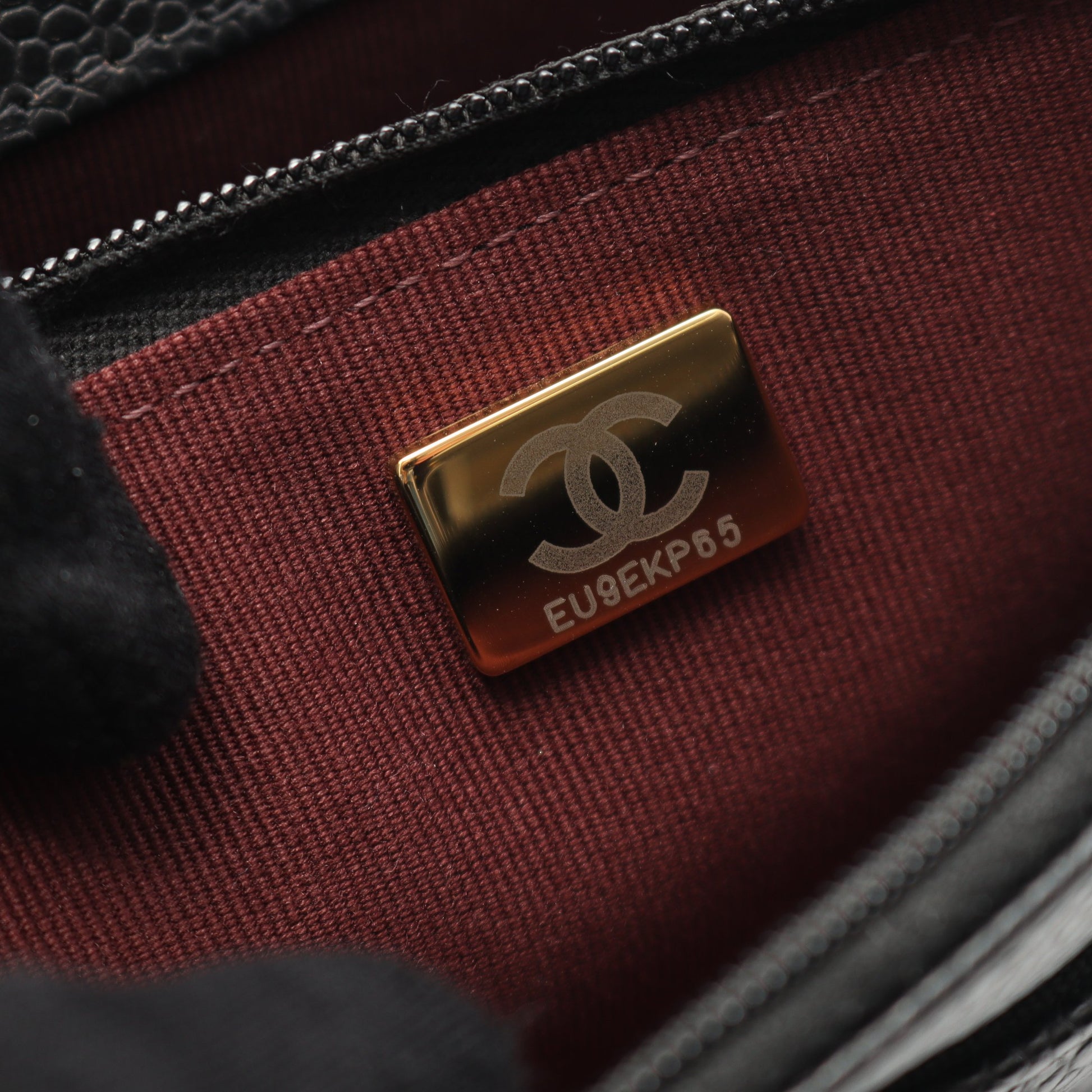 マトラッセ チェーンウォレット キャビアスキン ブラック ゴールド金具 シャネル バッグ CHANEL