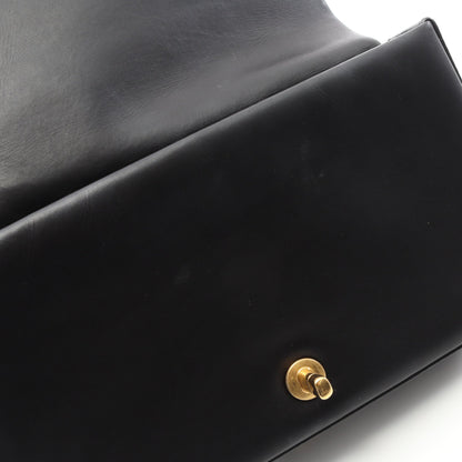 マトラッセ クラシック フルフラップ チェーンショルダーバッグ レザー ブラック ゴールド金具 シャネル バッグ CHANEL