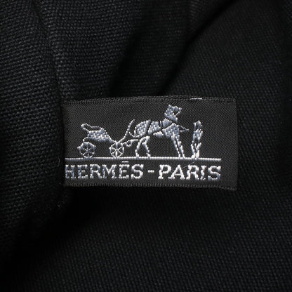 フールトゥ バサスMM ショルダーバッグ キャンバス ダークグレー シルバー金具 エルメス バッグ HERMES