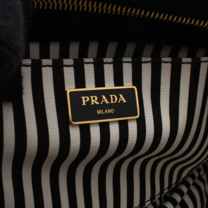 CANAPA カナパ ハンドバッグ トートバッグ キャンバス ブラック 2WAY プラダ バッグ PRADA