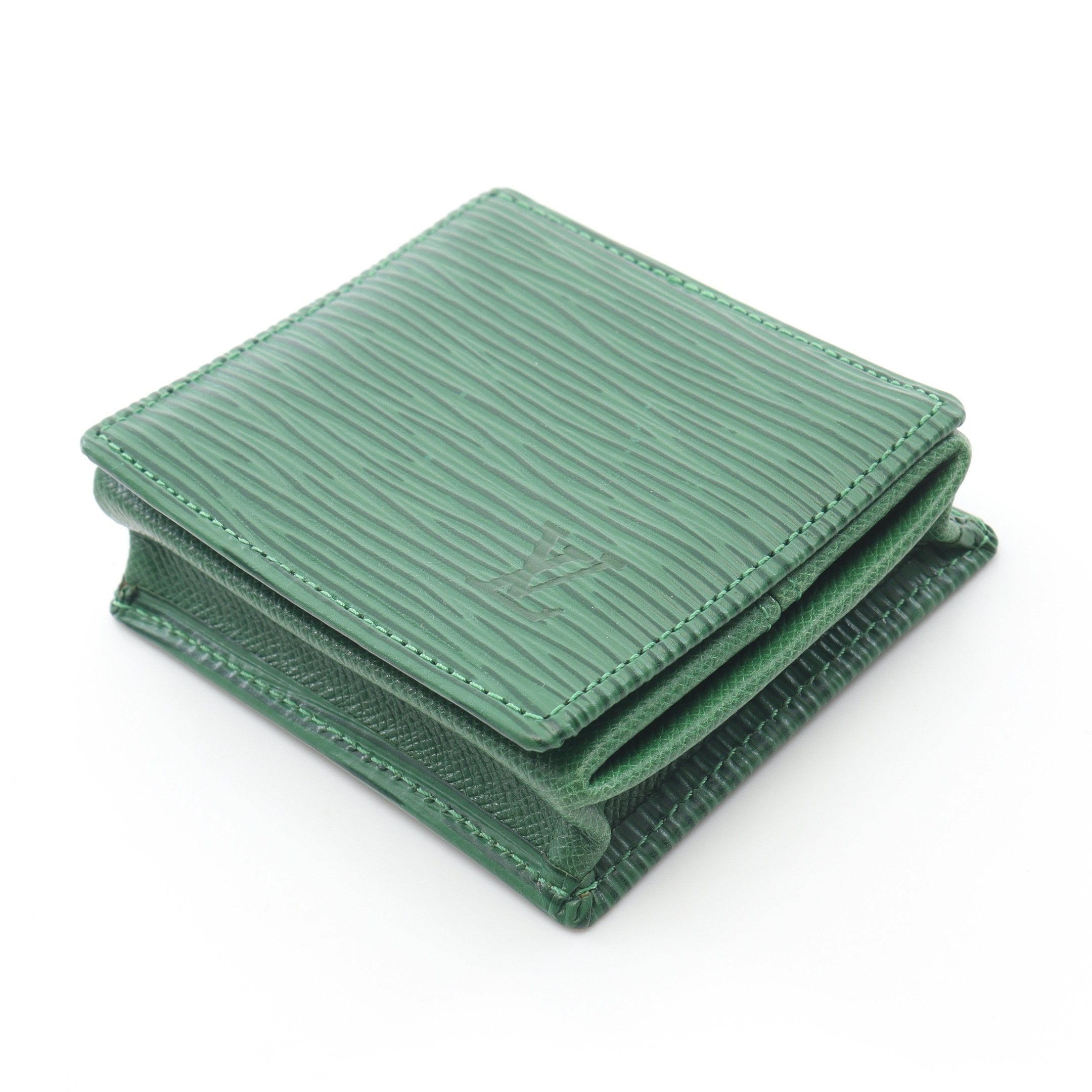 ✨新品未使用✨762.ルイヴィトン エピ ポルトモネ ボワット ボルネオグリーン ポルトモネ ボワット エピ ボルネオグリーン コインケース レザー