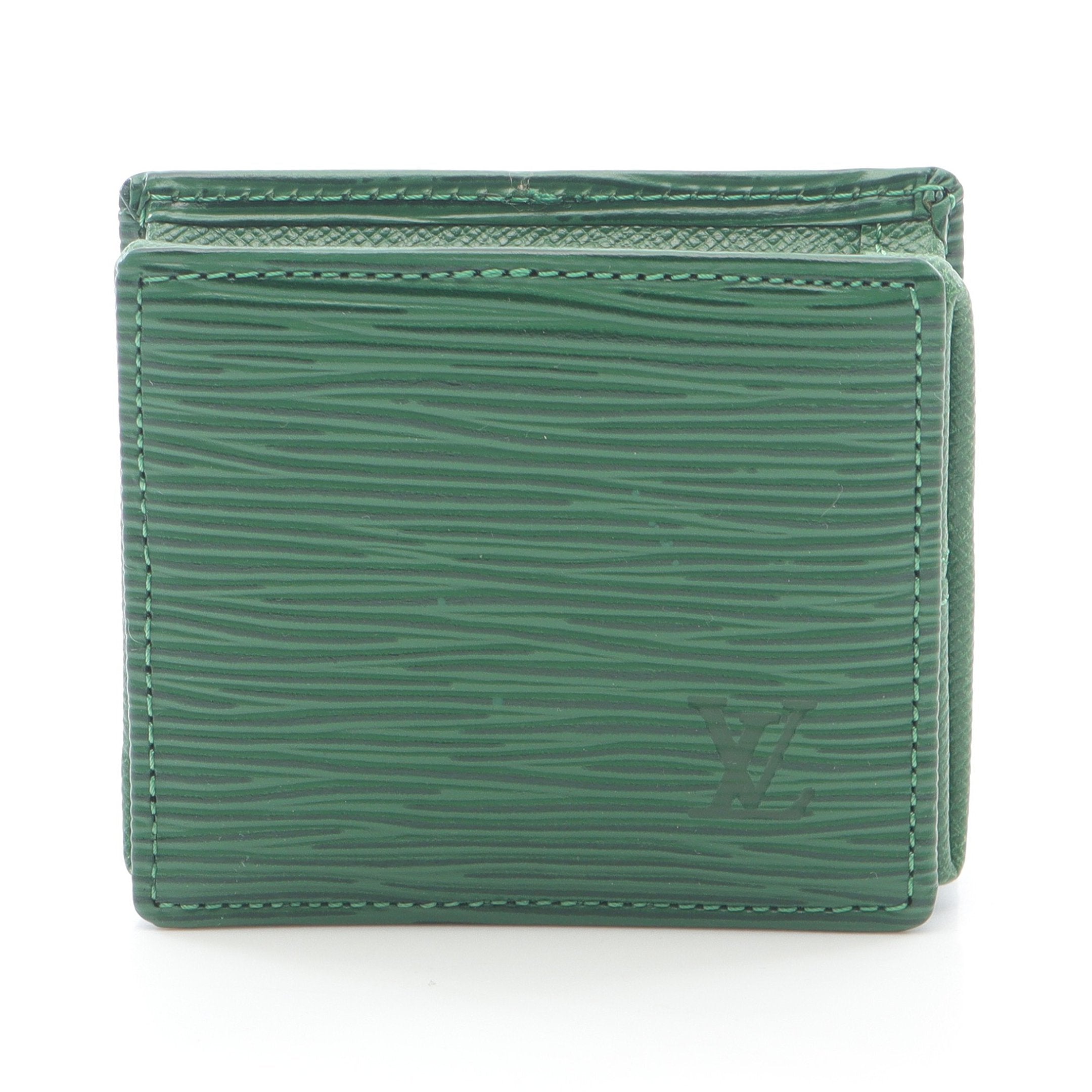 ✨新品未使用✨762.ルイヴィトン エピ ポルトモネ ボワット ボルネオグリーン ポルトモネ ボワット エピ ボルネオグリーン コインケース レザー