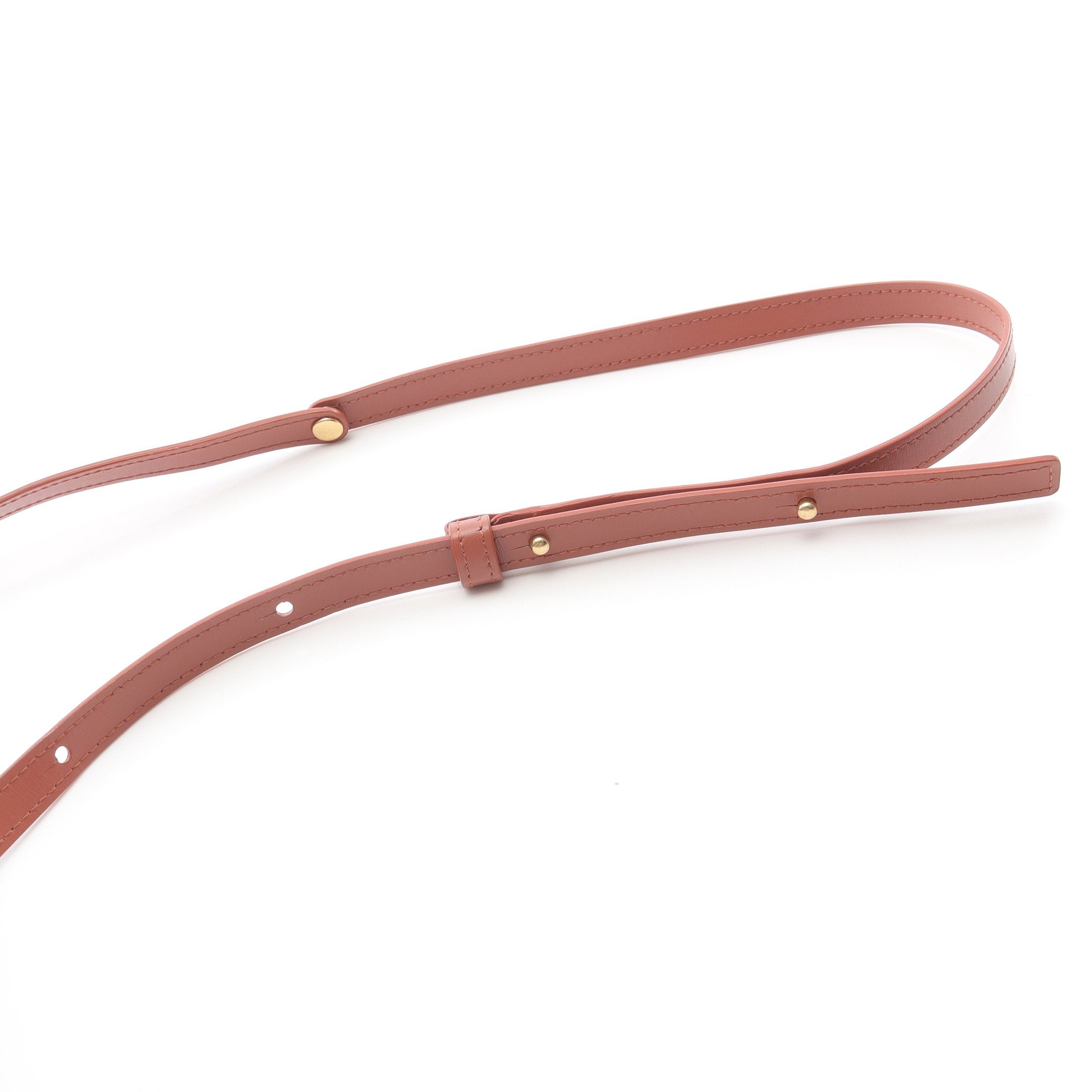 ミニクロード トリオンフ ショルダーバッグ レザー ブラウン