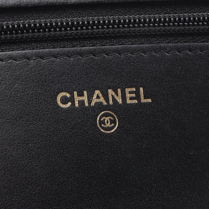 ボーイシャネル マトラッセ チェーンウォレット キャビアスキン ブラック ゴールド金具 シャネル バッグ CHANEL