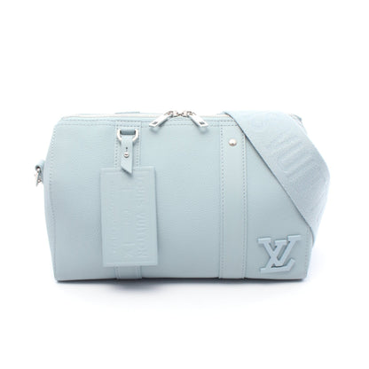シティ キーポル トリヨンレザー ブルーヌアージュ ショルダーバッグ レザー ライトブルー ルイヴィトン バッグ LOUIS VUITTON