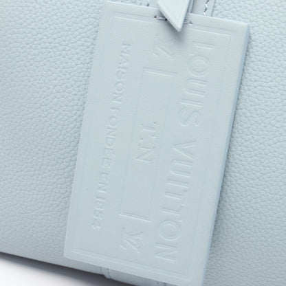 シティ キーポル トリヨンレザー ブルーヌアージュ ショルダーバッグ レザー ライトブルー ルイヴィトン バッグ LOUIS VUITTON