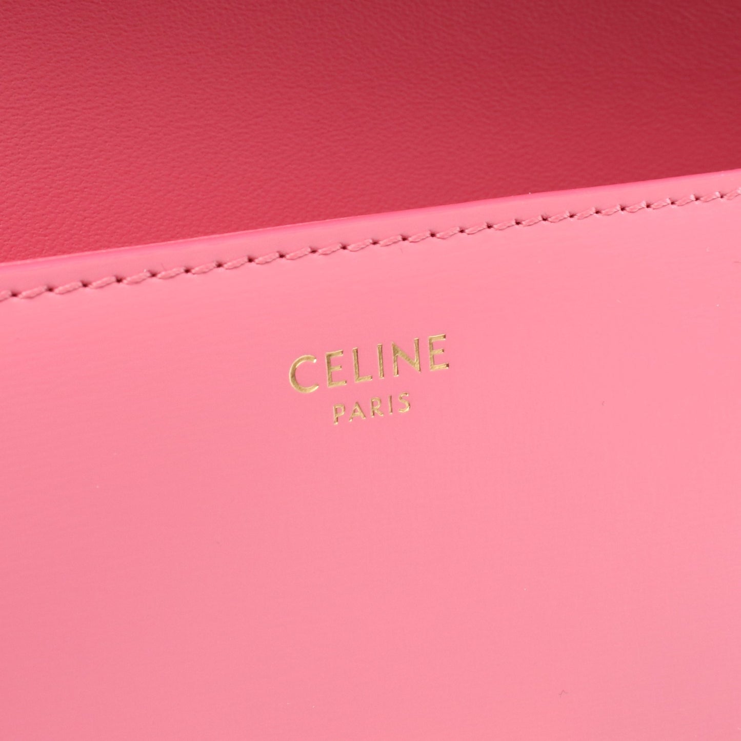 クロード トリオンフ ワンショルダーバッグ レザー ピンク セリーヌ バッグ CELINE