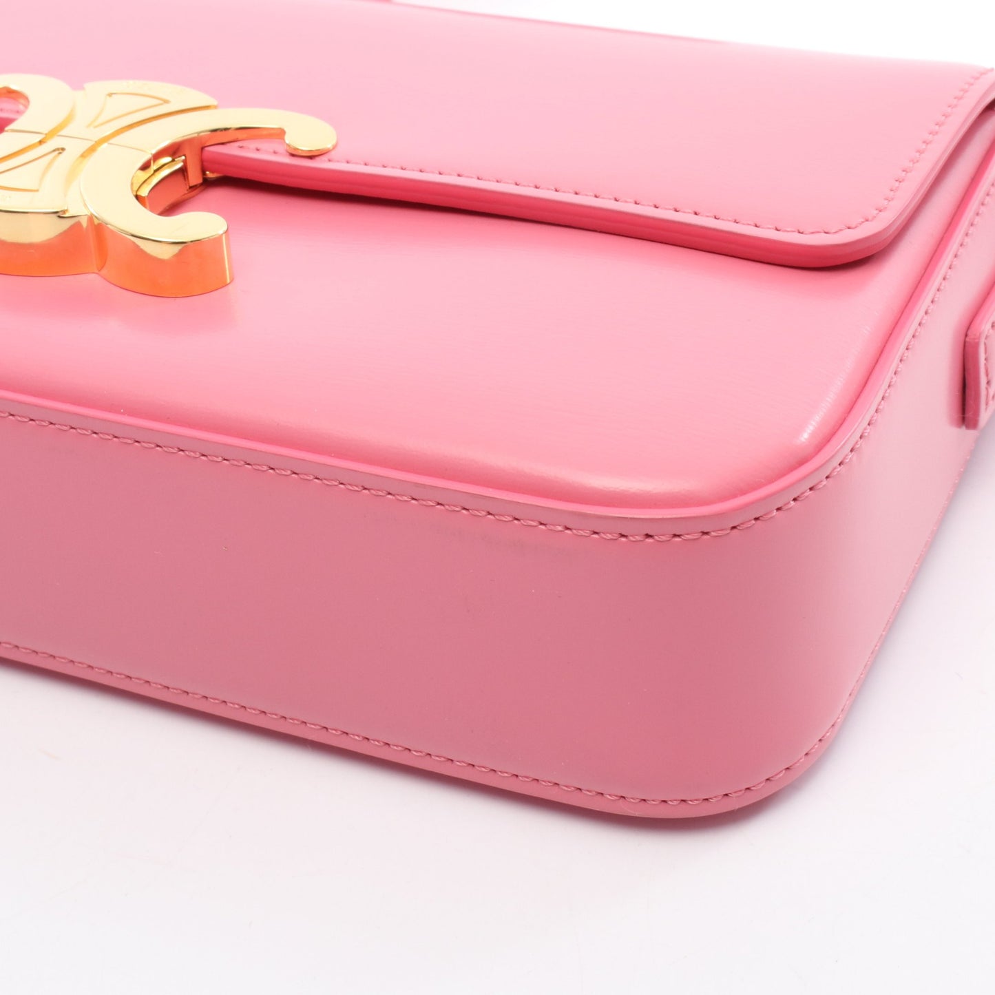 クロード トリオンフ ワンショルダーバッグ レザー ピンク セリーヌ バッグ CELINE