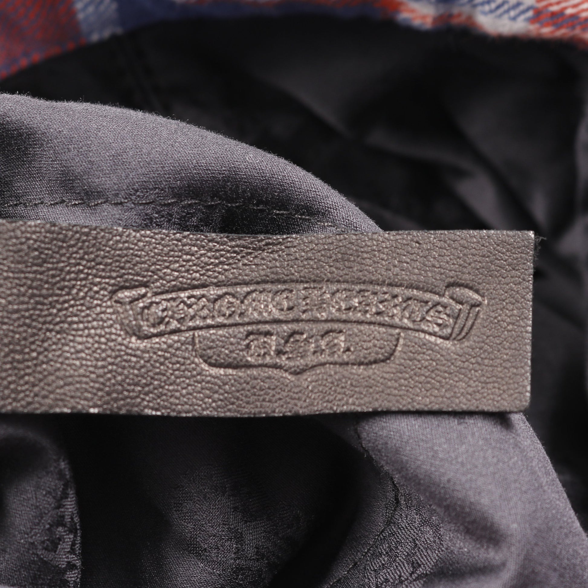 クロスボールボタン カバーオール チェック アームロゴ コットン ブルー レッド ライトグリーン 中綿 クロムハーツ アウター Chrome Hearts