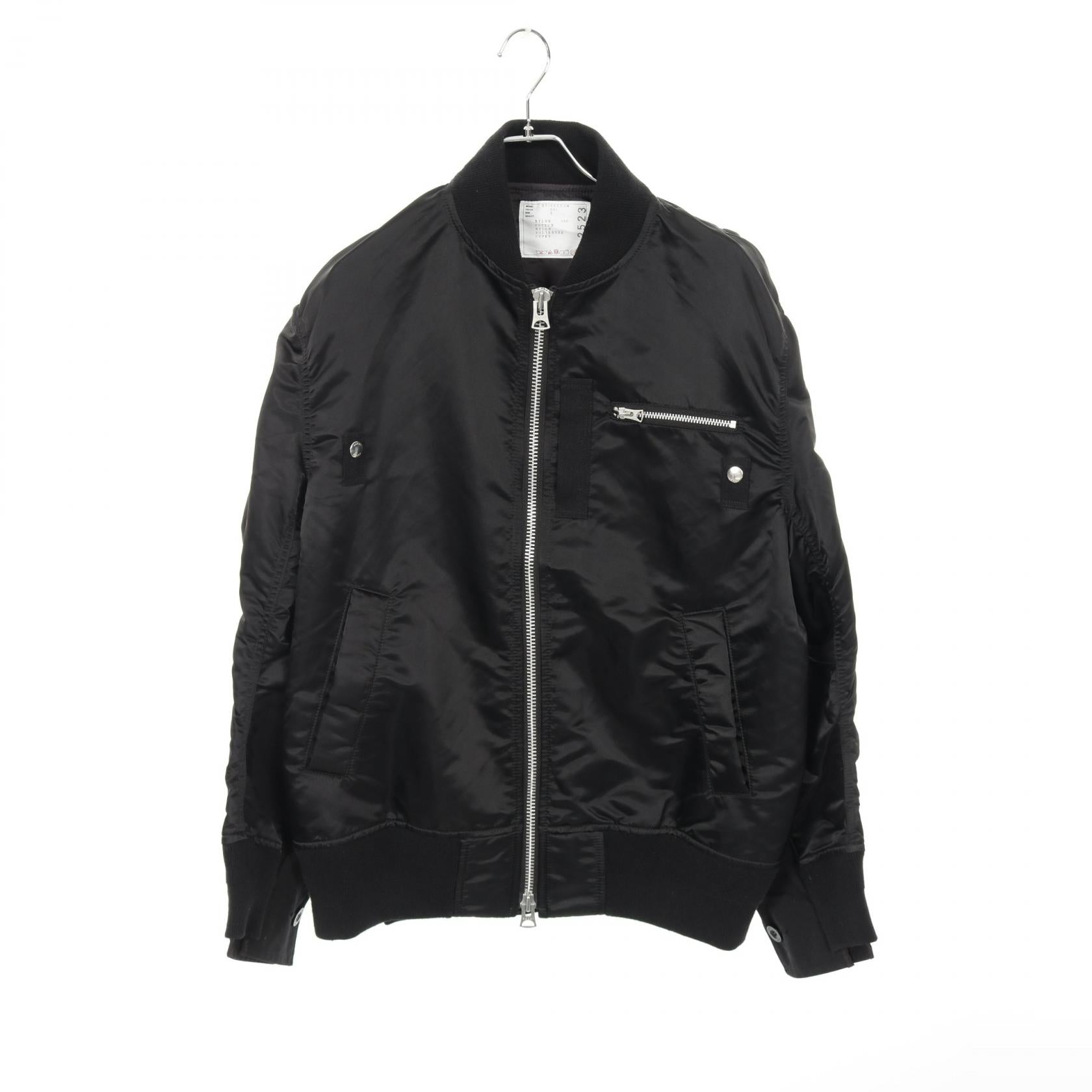 ブルゾン ボンバージャケット ナイロン ブラック サカイ – RECLO