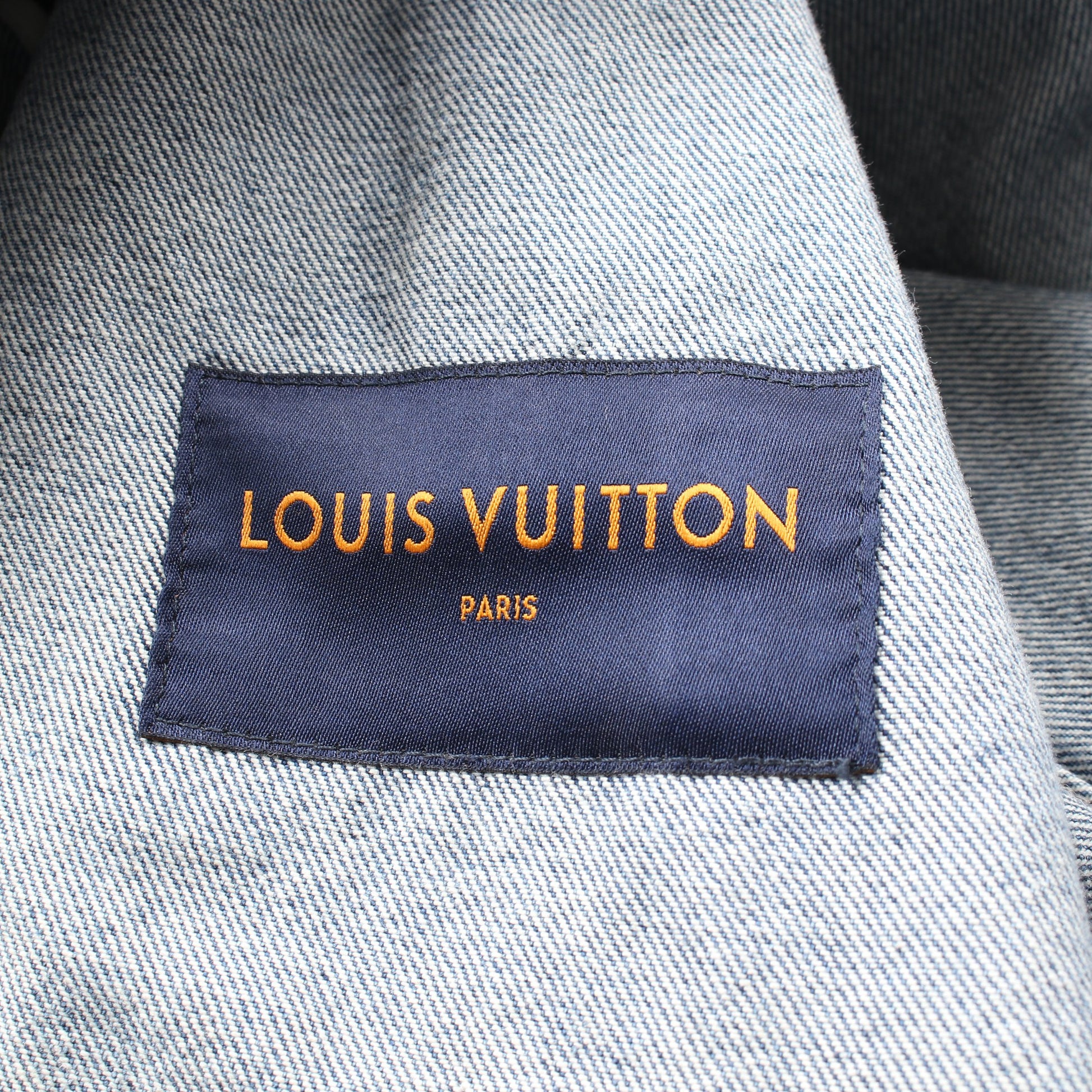 モノグラム デニムジャケット コットン ブルー ルイヴィトン アウター LOUIS VUITTON
