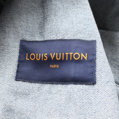 モノグラム デニムジャケット コットン ブルー ルイヴィトン アウター LOUIS VUITTON