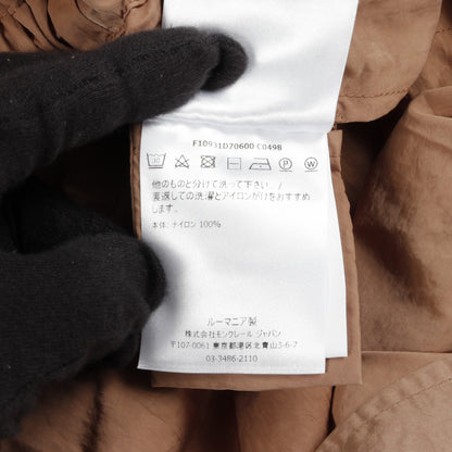ZINZOLIN コート ナイロン ライトブラウン ボルドー モンクレール アウター MONCLER
