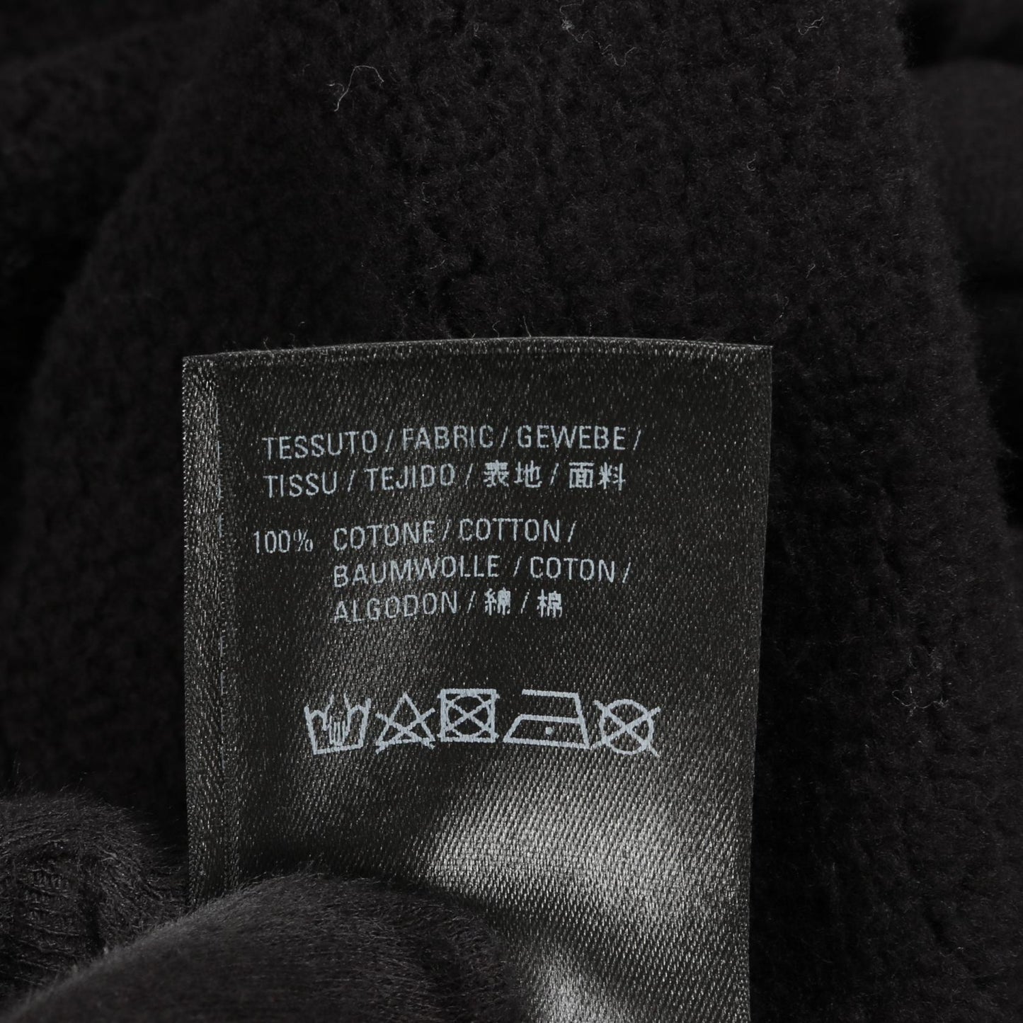 ATHLETES スウェットシャツ クルーネック コットン ブラック ダメージ加工 バレンシアガ トップス BALENCIAGA