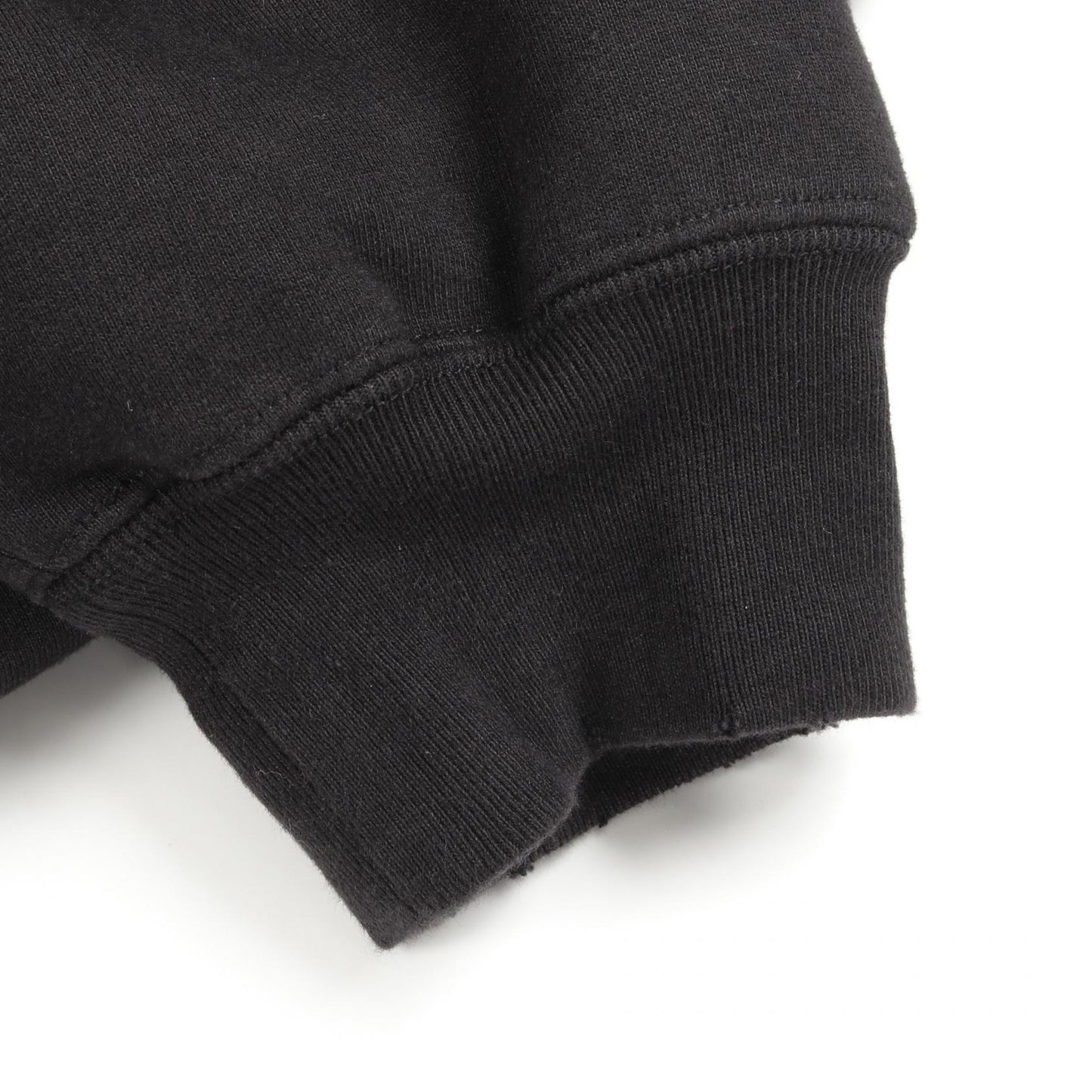 ATHLETES スウェットシャツ クルーネック コットン ブラック ダメージ加工 バレンシアガ トップス BALENCIAGA