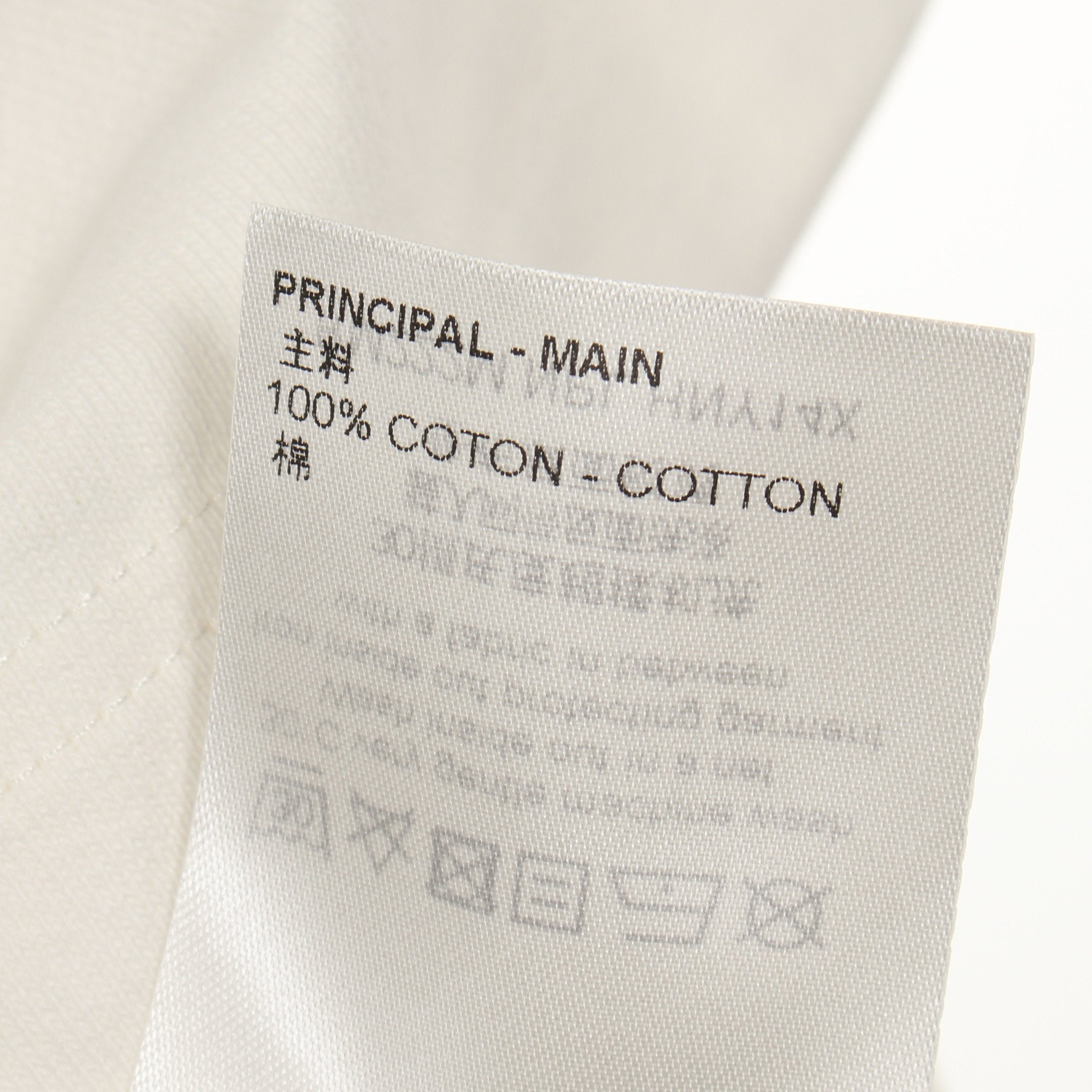 ルイヴィトン 刺繍 エンブロイダリー インサイドアウト 白シャツ