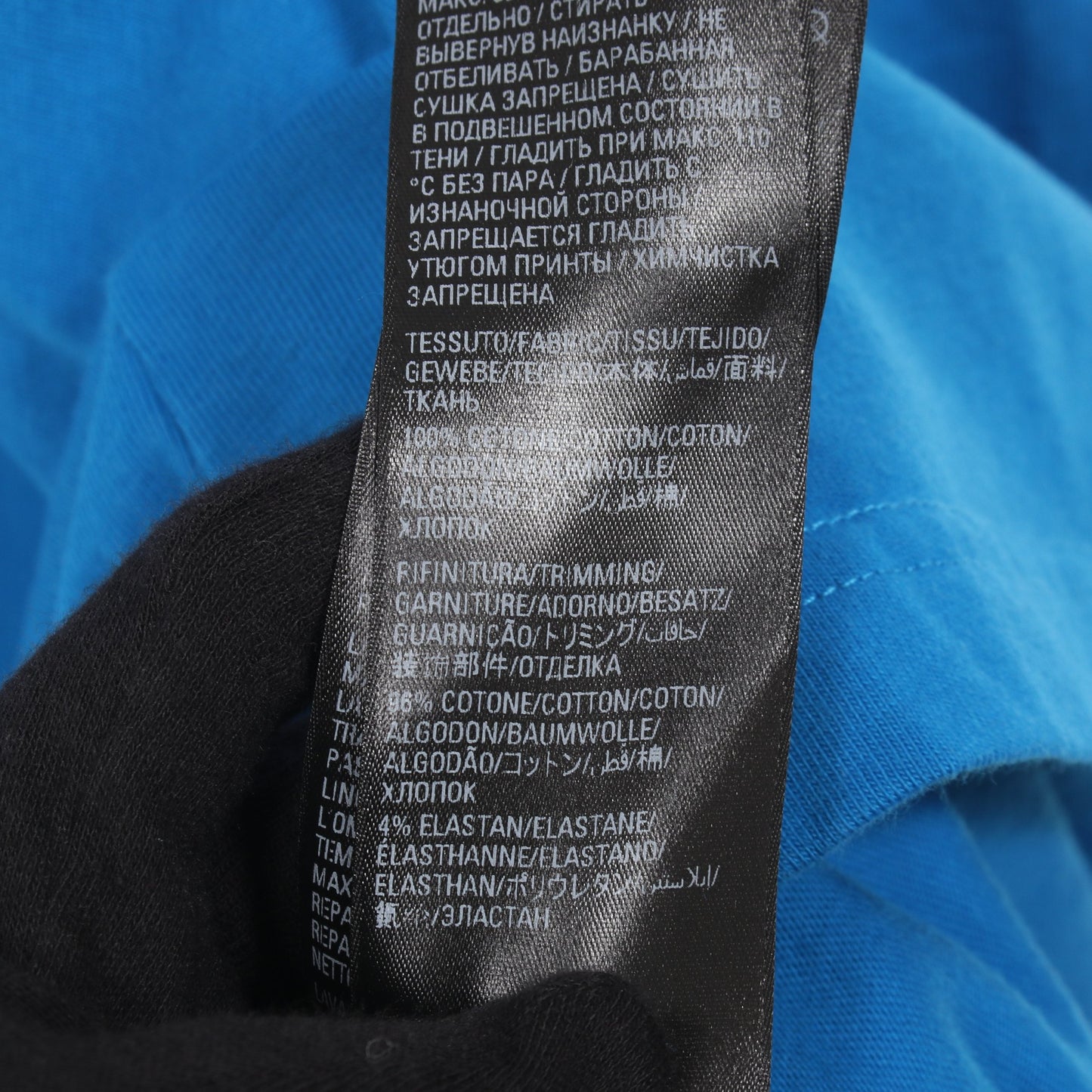 BALENCIAGA × adidas Tシャツ コットン ブルー ホワイト バレンシアガ トップス BALENCIAGA
