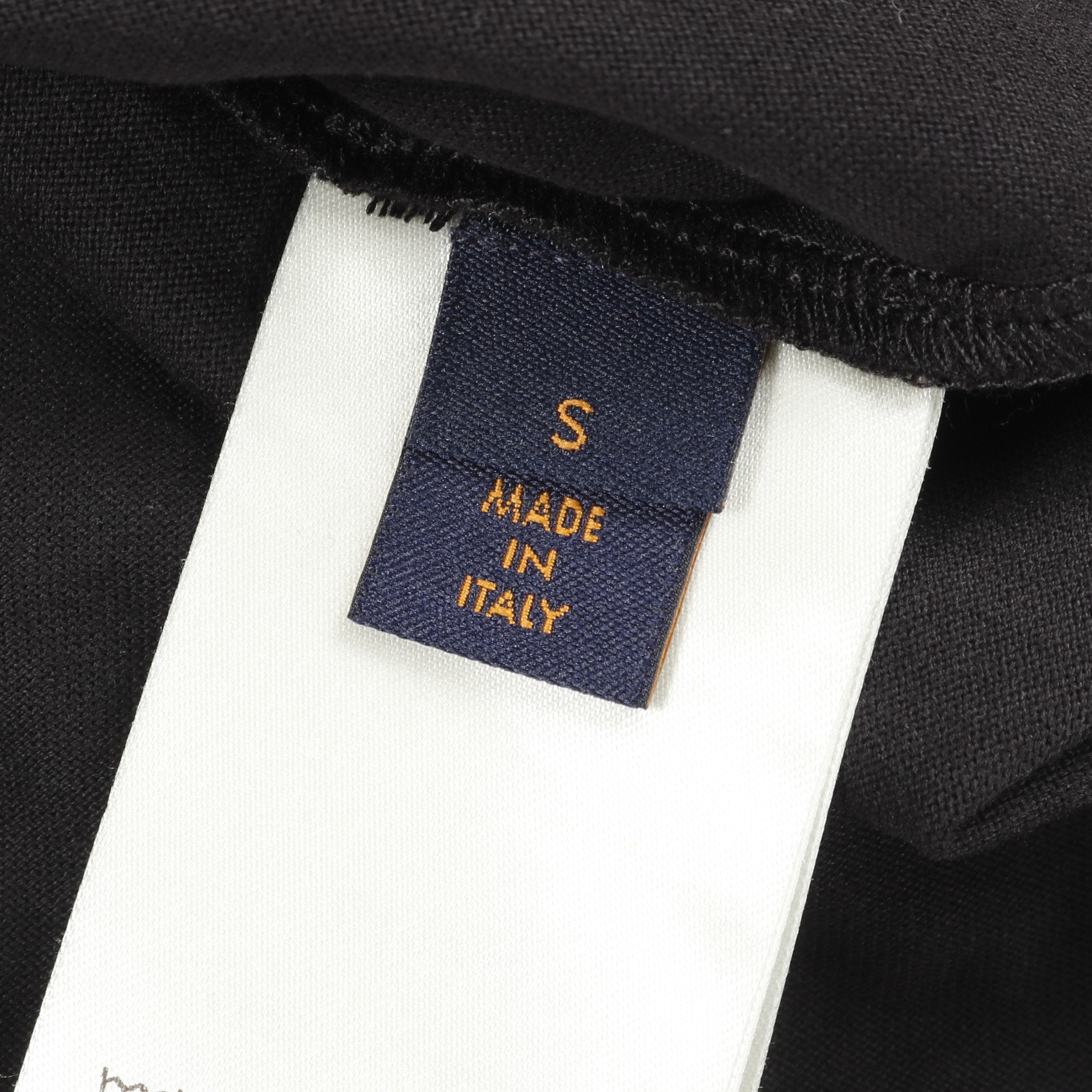 LVコンサート プリント Tシャツ クルーネック コットン ブラック ルイ