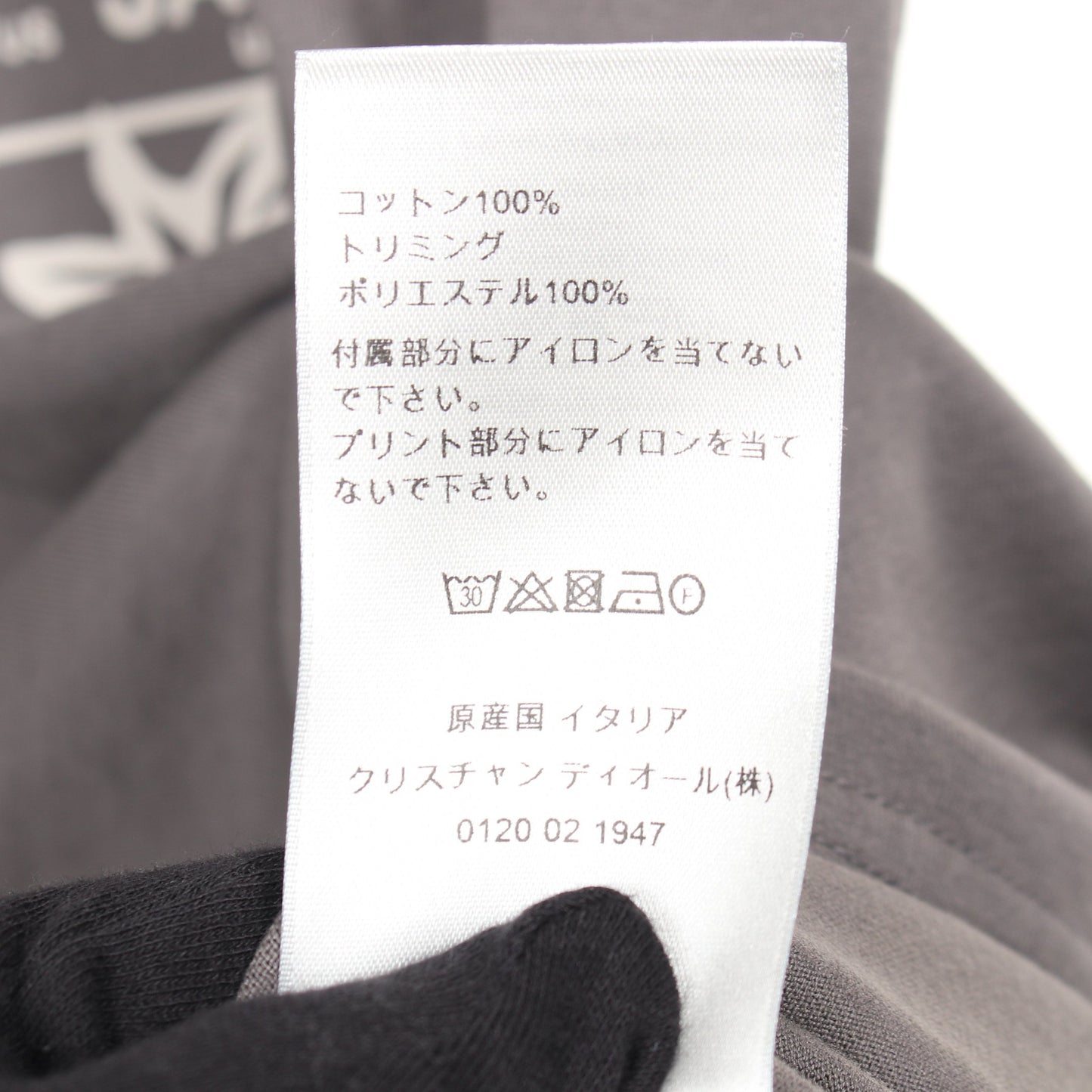 DIOR × TRAVIS SCOTT Tシャツ コットン グレーブラウン マルチカラー ディオール トップス DIOR