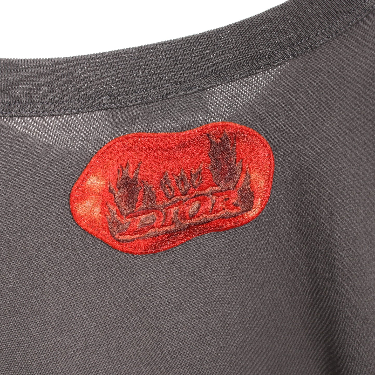 DIOR × TRAVIS SCOTT Tシャツ コットン グレーブラウン マルチカラー ディオール トップス DIOR