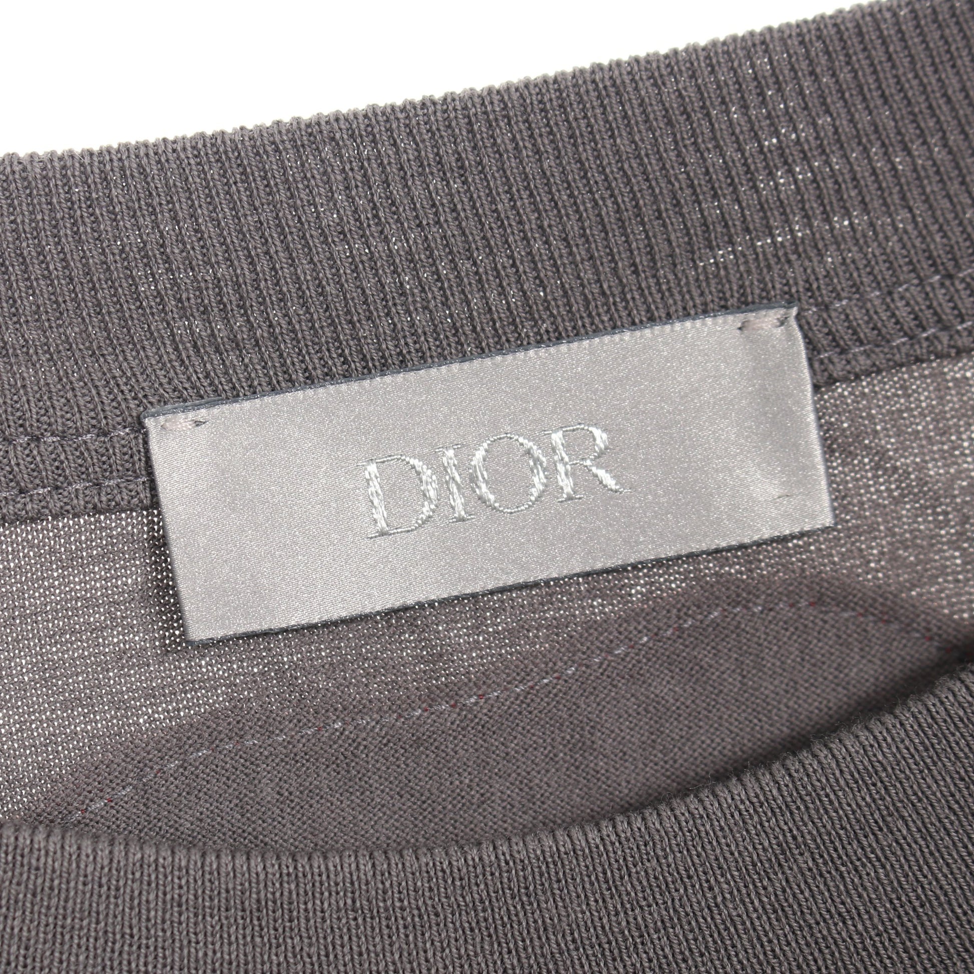 DIOR × TRAVIS SCOTT Tシャツ コットン グレーブラウン マルチカラー ディオール トップス DIOR