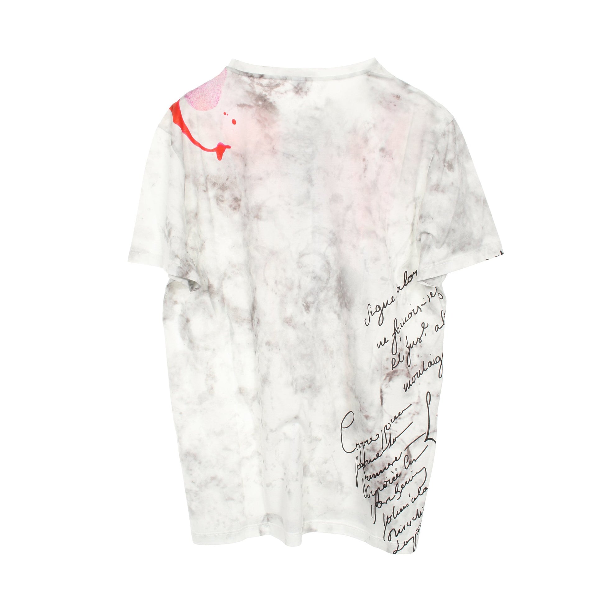 カリグラフィ Tシャツ コットン ホワイト マルチカラー ベルルッティ トップス Berluti