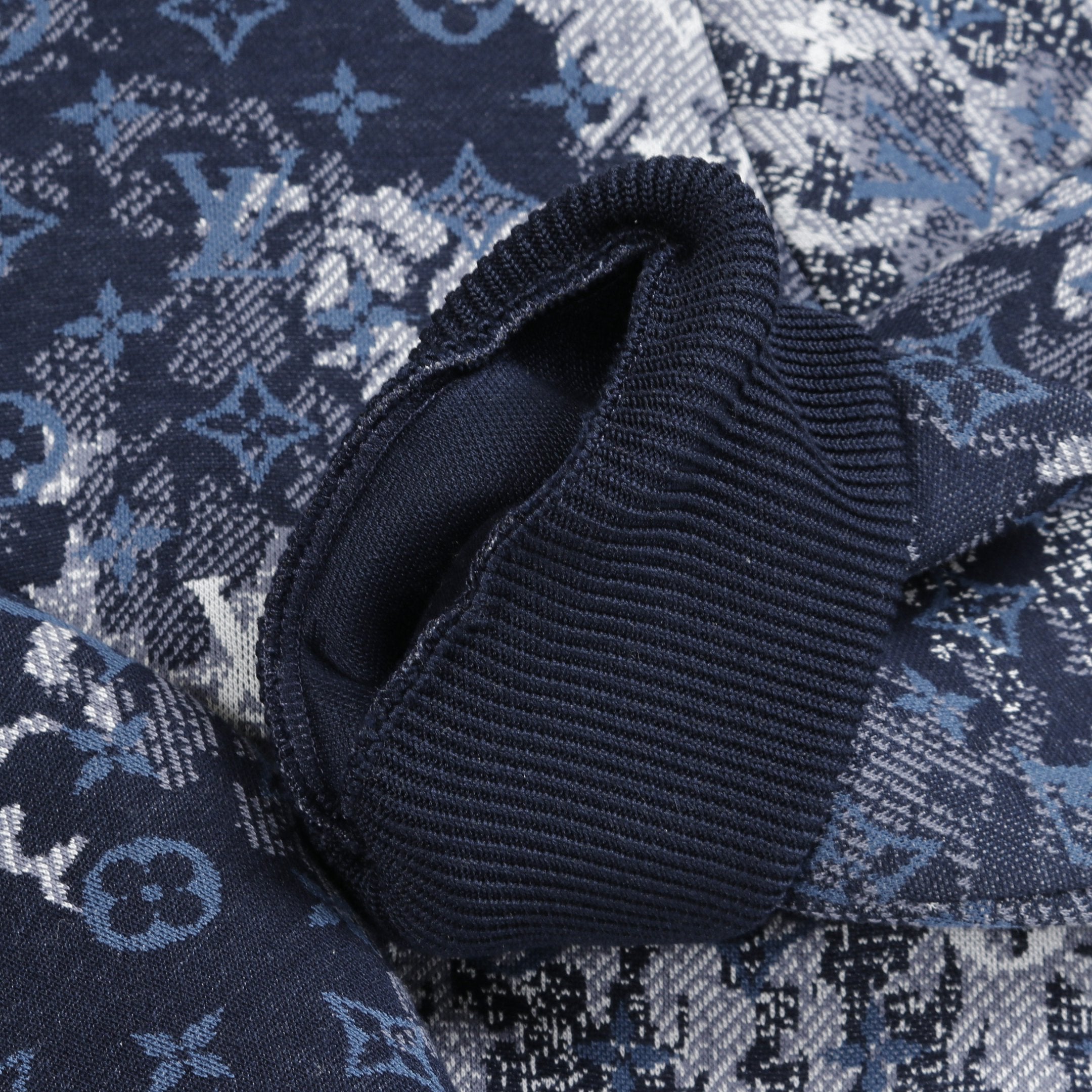 タペストリーモノグラム スウェットシャツ コットン ネイビー