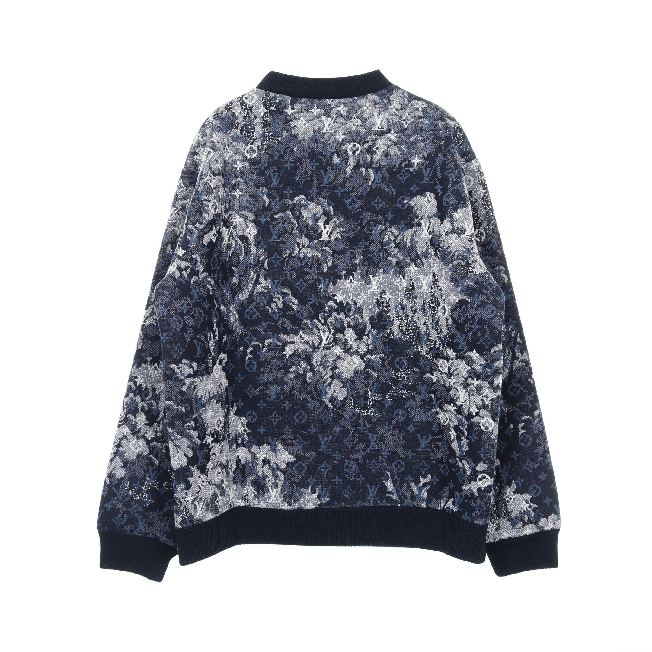 タペストリーモノグラム スウェットシャツ コットン ネイビー