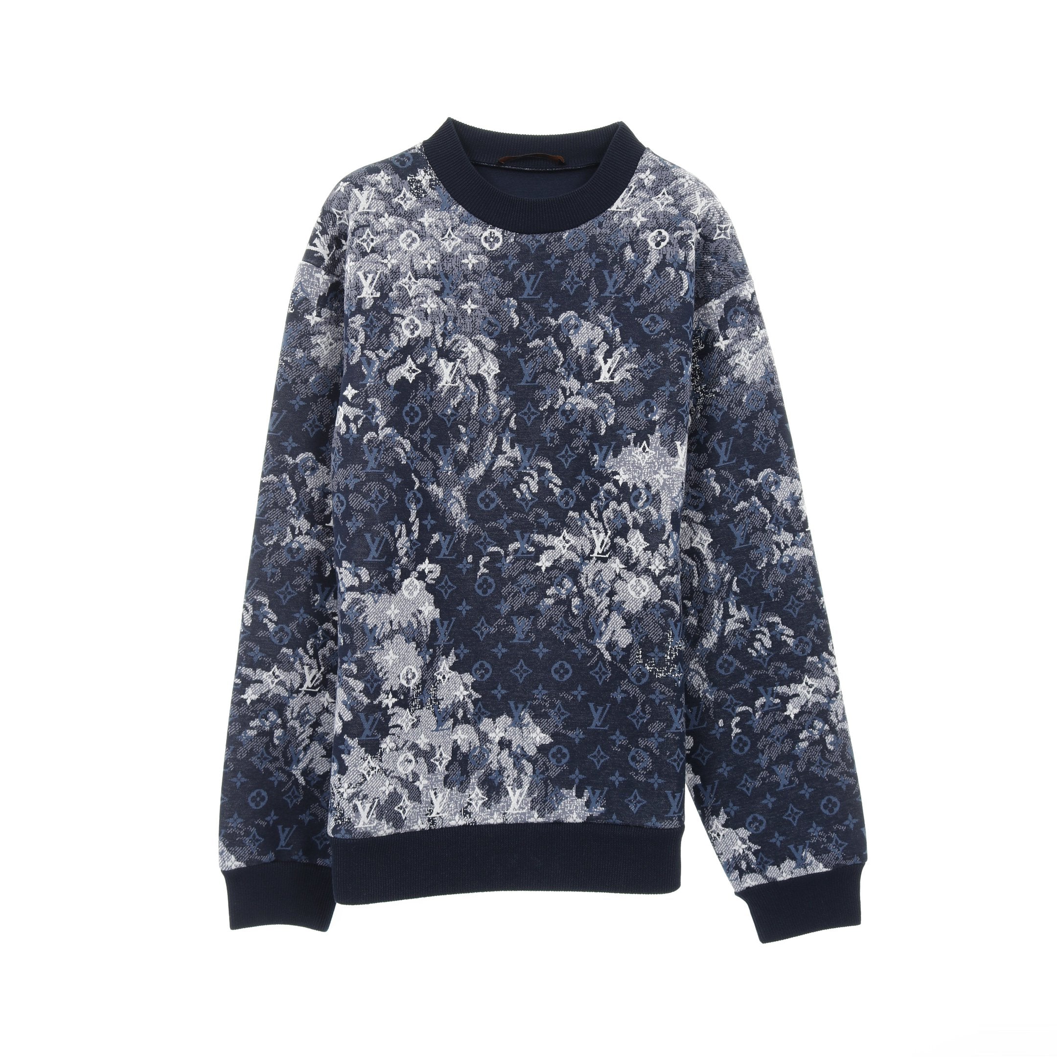 タペストリーモノグラム スウェットシャツ コットン ネイビー