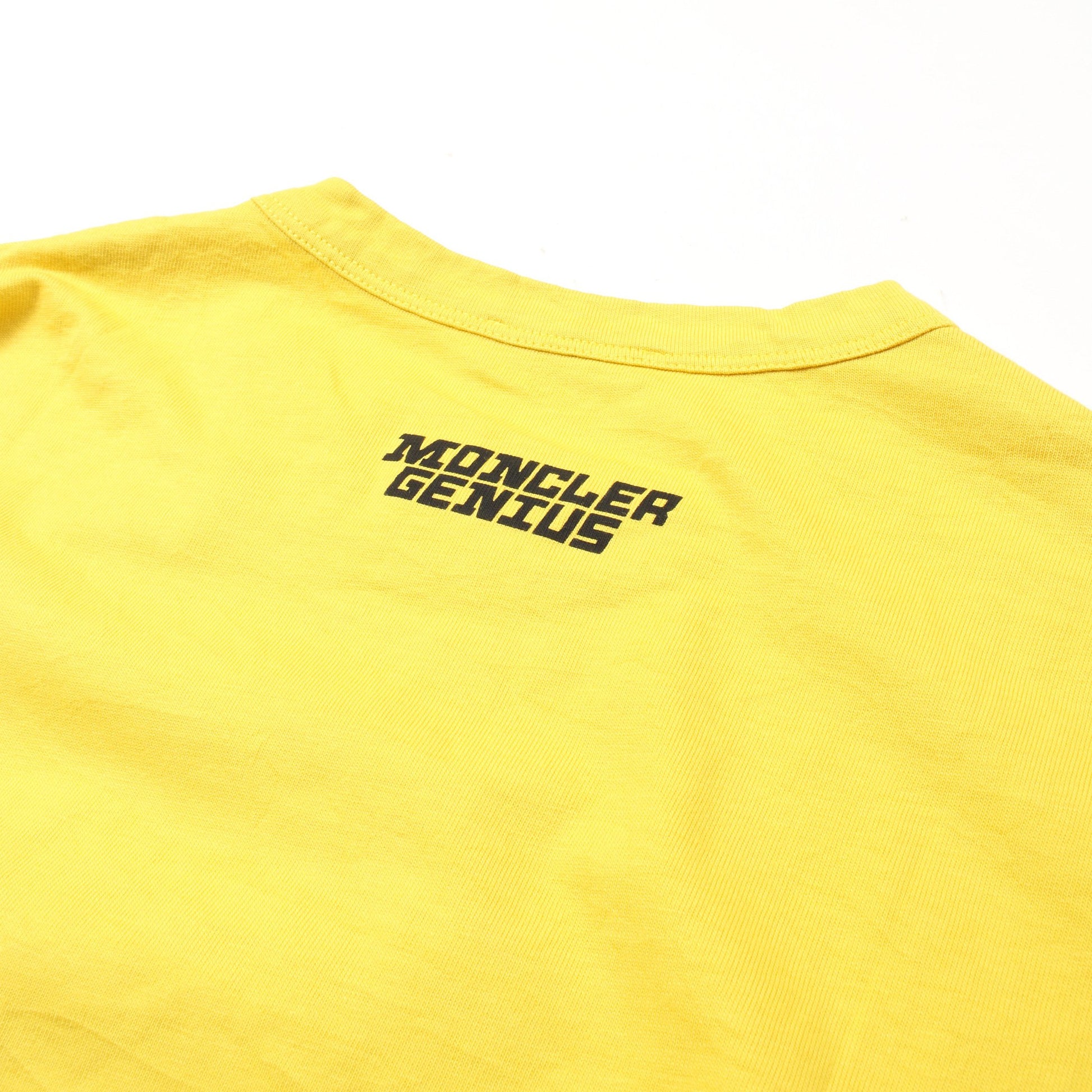 LOS ANGELES Tシャツ クルーネック コットン イエロー モンクレール トップス MONCLER