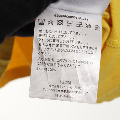 LOS ANGELES Tシャツ クルーネック コットン イエロー モンクレール トップス MONCLER