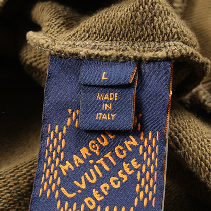 コットンシグネチャー スウェットシャツ クルーネック コットン カーキグリーン ルイヴィトン トップス LOUIS VUITTON