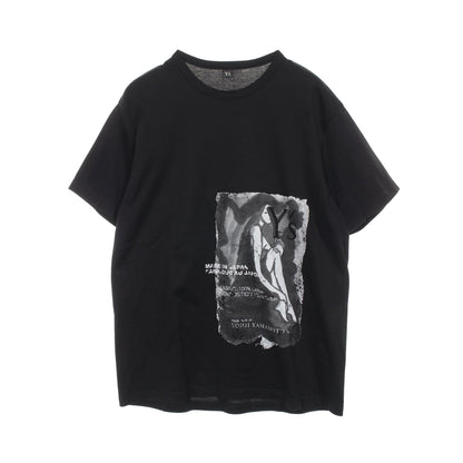 Tシャツ コットン ブラック 24SS ワイズ トップス Y's
