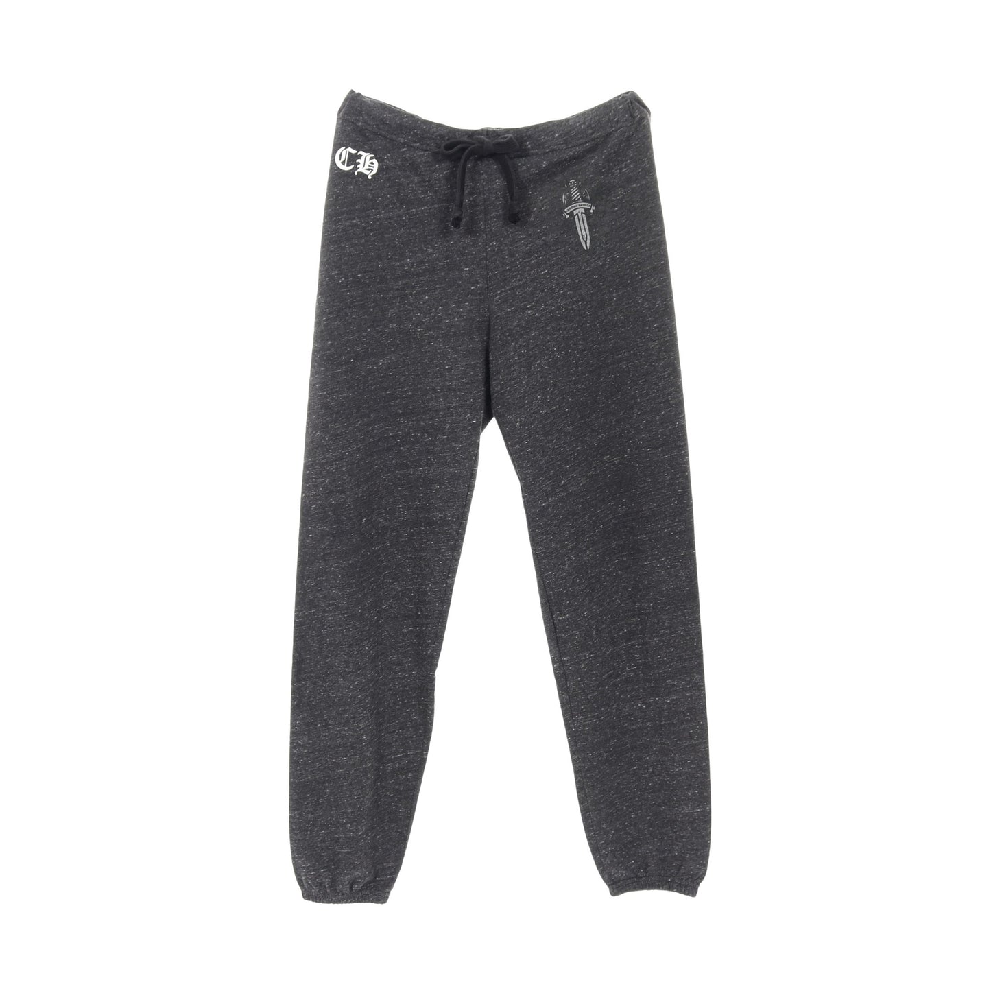 ダガープリント スウェットパンツ コットン ダークグレー クロムハーツ ボトムス Chrome Hearts