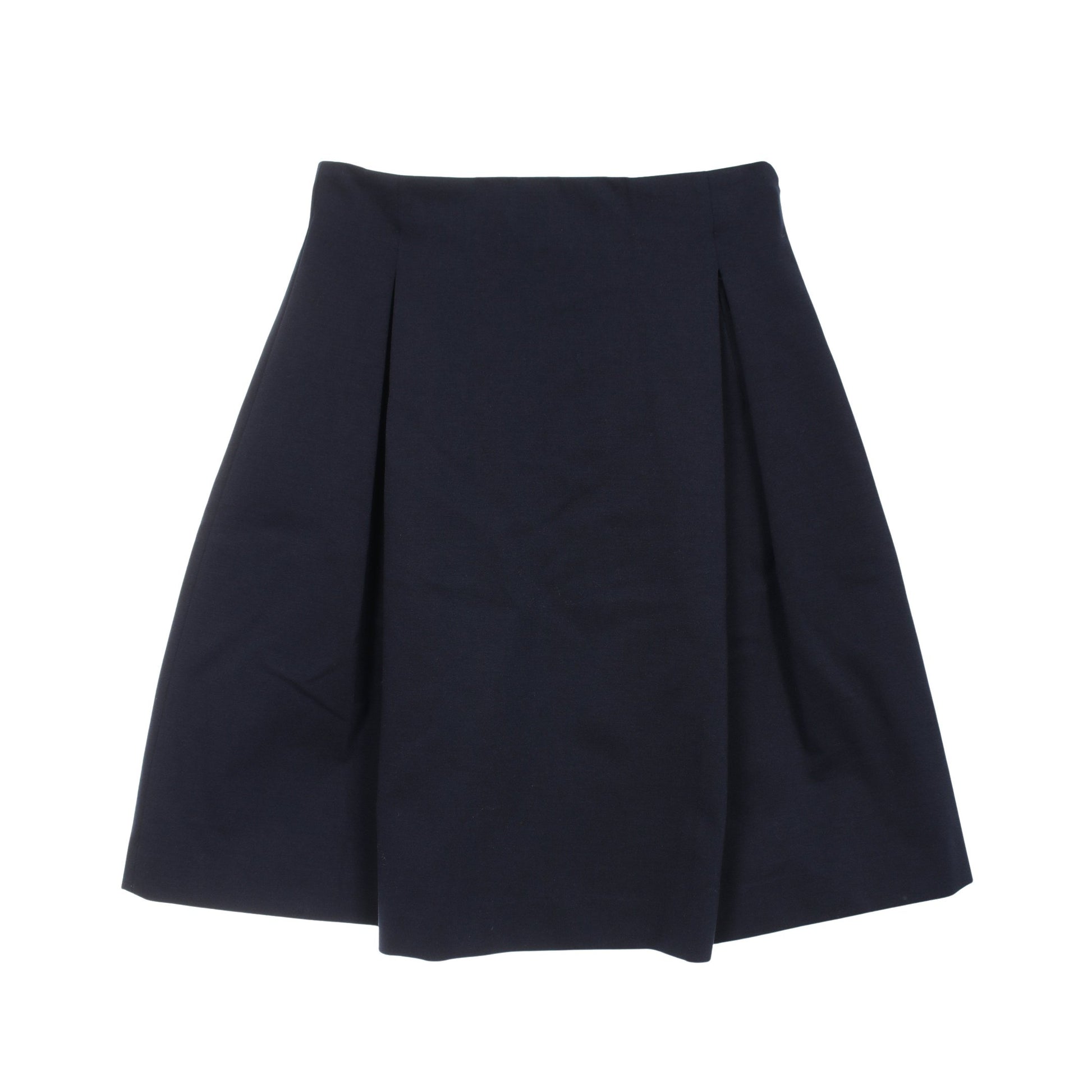 スカート レーヨン ナイロン ネイビー ジルサンダー ボトムス JIL SANDER