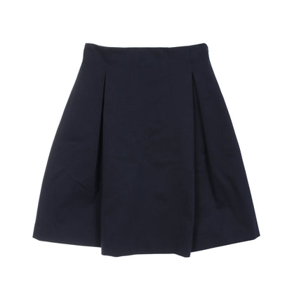 スカート レーヨン ナイロン ネイビー ジルサンダー ボトムス JIL SANDER