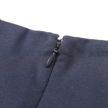 スカート レーヨン ナイロン ネイビー ジルサンダー ボトムス JIL SANDER