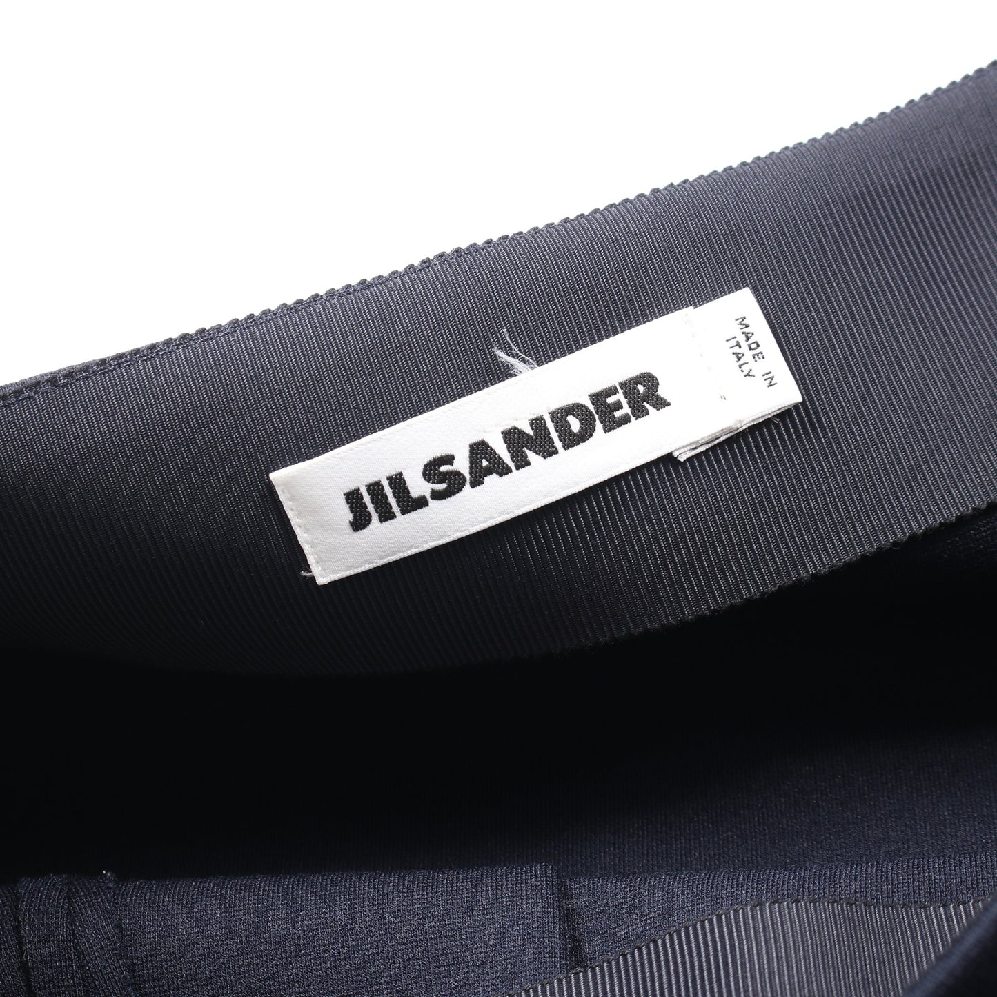 スカート レーヨン ナイロン ネイビー ジルサンダー ボトムス JIL SANDER