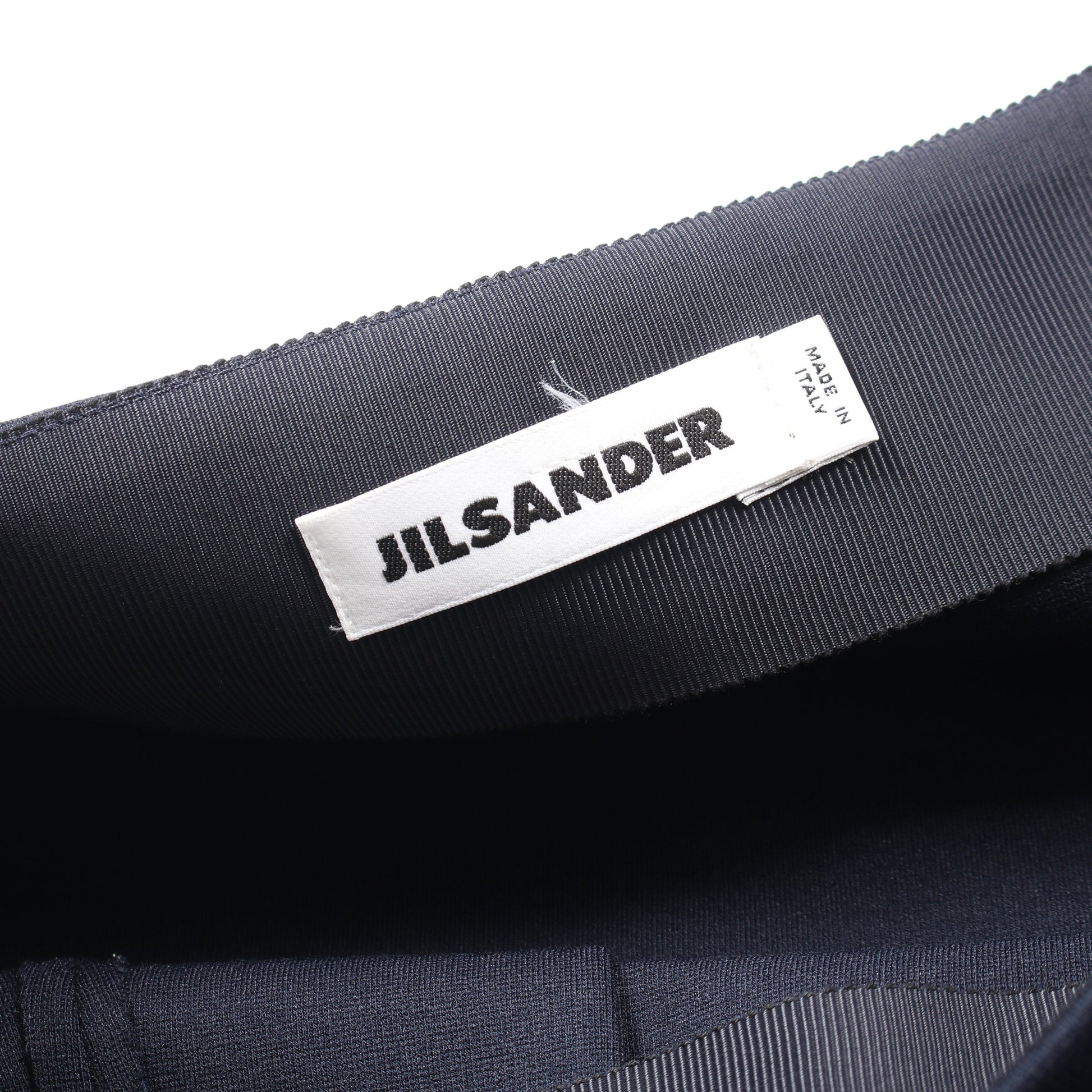 スカート レーヨン ナイロン ネイビー ジルサンダー ボトムス JIL SANDER