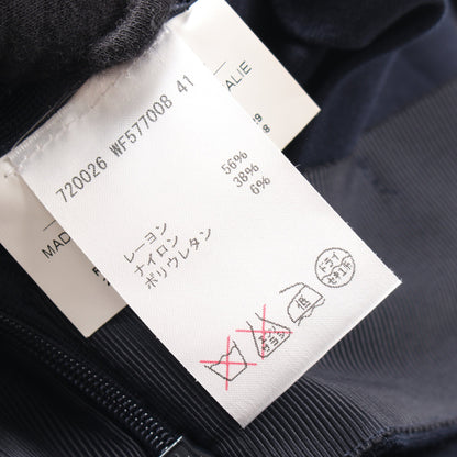 スカート レーヨン ナイロン ネイビー ジルサンダー ボトムス JIL SANDER